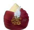 Beautiful Red Amama Shahzada Qasim AS High Quality