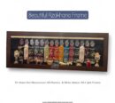 Beautiful Home Azakhana Frame Masomeen AS & Mola Abbas AS Alam High Quality Frame With Light