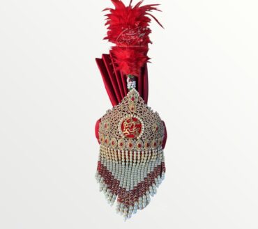 Beautiful Taaj Amama With Sehra Stand Shahzada Qasim AS